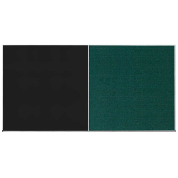 Enclosed Corkboard, 1 Door, 18"x24", 4" Fra